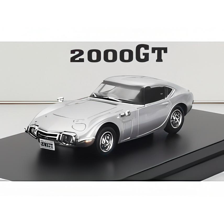 TOYOTA 2000GT クーペ 1967 シルバー/ LCD 1/64 ミニカー : バスク
