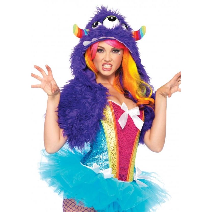 2670クラブウェアアクセサリー　メガモンスターふわふわヘッドピース /LEG AVENUEレッグアベニュー コスチューム・コスプレ・仮装・ハロウィン・イベント・女性 |  | 01