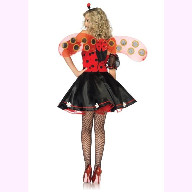83787 カワイイ  てんとう虫コスチューム 羽ほか4ピースセット 仮装コスチューム コスプレ  /LEG AVENUEレッグアベニュー  コスプレ・仮装・ハロウィン・女性・ |  | 01