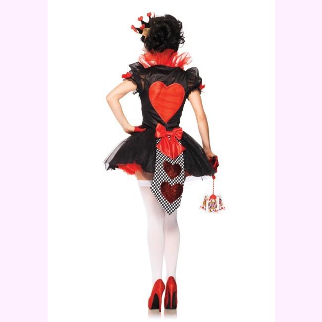 83924カードの世界の女王 ロイヤル・クィーン2ピースセット  セクシーコスチューム コスプレ /レッグアベニュー   コスプレ・仮装・ハロウィン・女性・大人用 |  | 01