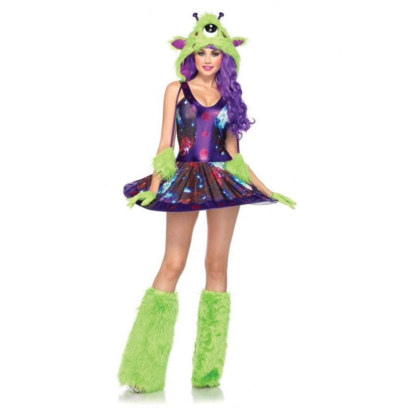 85150ひとつ目モンスターコスチューム　3ピースセット /LEG AVENUEレッグアベニュー コスチューム・コスプレ・仮装・ハロウィン・イベント・女性・大人用 | 