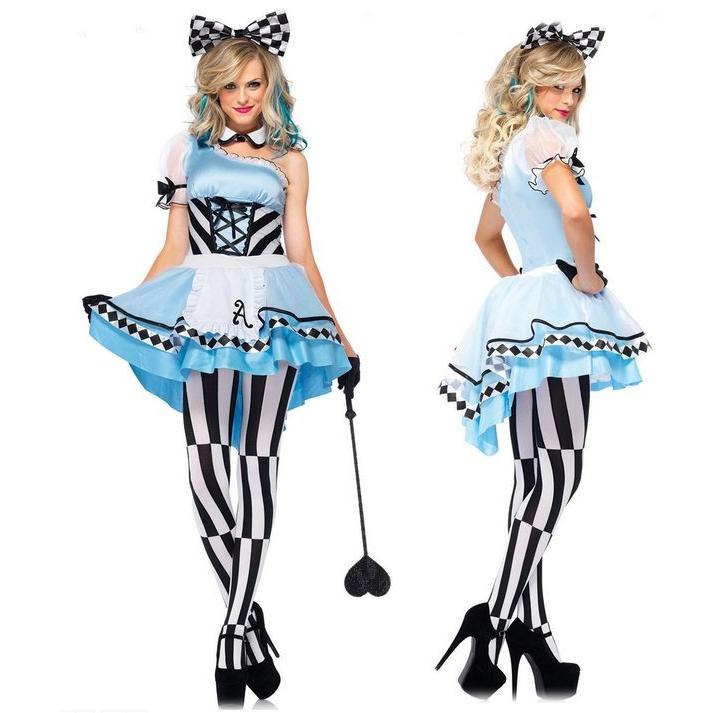 85225サイケデリック・アリスコスチューム 3点セット 大人用 コスプレ衣装　/LEG AVENUEレッグアベニュー コスプレ・仮装・ハロウィン・女性・大人用 | 