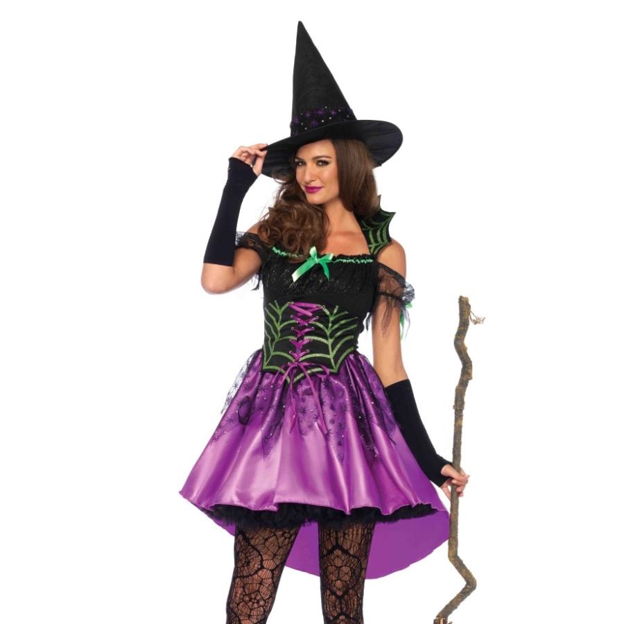 スパイダーウェブウィッチ　2点セット 仮装コスチューム コスプレ /LEG AVENUEレッグアベニュー コスプレ・仮装・ハロウィン・女性大人用 送料無料 | 