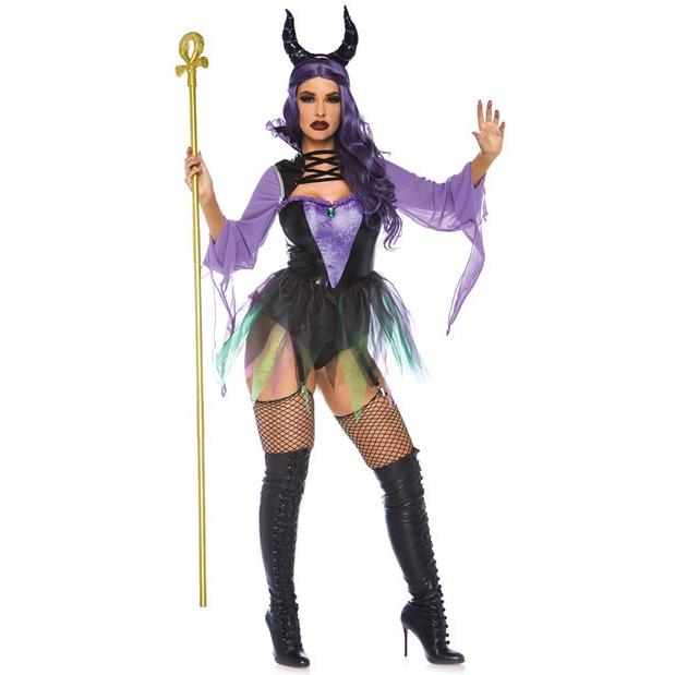 ウィックドソーサレス　コスチューム　レッグアベニューコスプレ衣装(仮装、パーティー、ハロウィン）  大人女性 | 