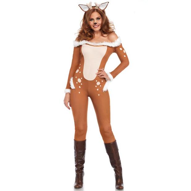 ダーリン ディア 鹿 コスチューム 2点セット レッグアベニューコスプレ衣装(仮装、パーティー、ハロウィン）  大人女性 | 