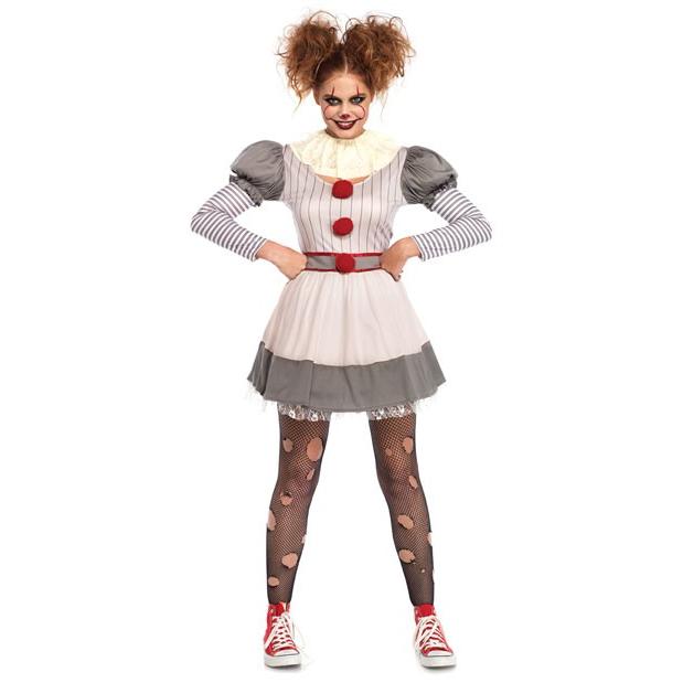 クリーピークラウン コスチューム 2点セット レッグアベニューコスプレ衣装(仮装、パーティー、ハロウィン）  大人女性 | 