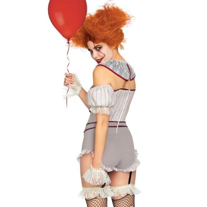 キラー セアー クラウン レディース用 ハロウィンコスチューム ４点セット 仮装 |  | 01