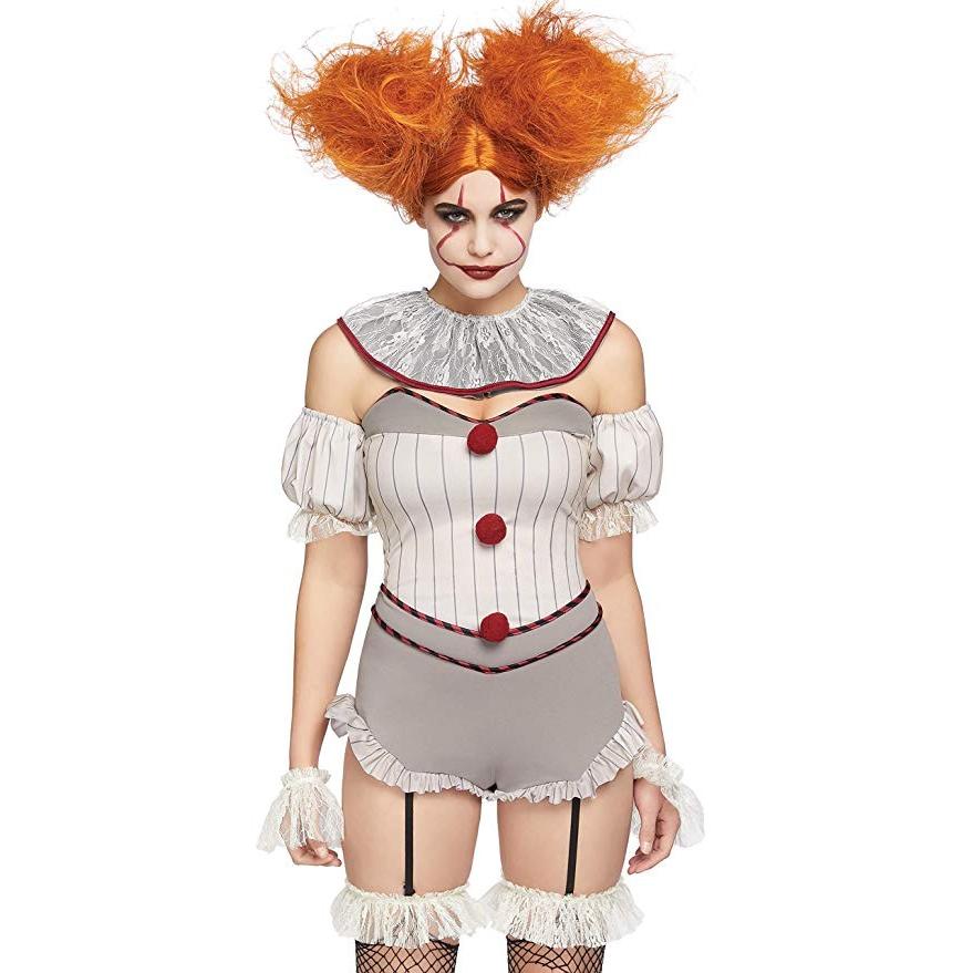 キラー セアー クラウン レディース用 ハロウィンコスチューム ４点セット 仮装 |  | 02