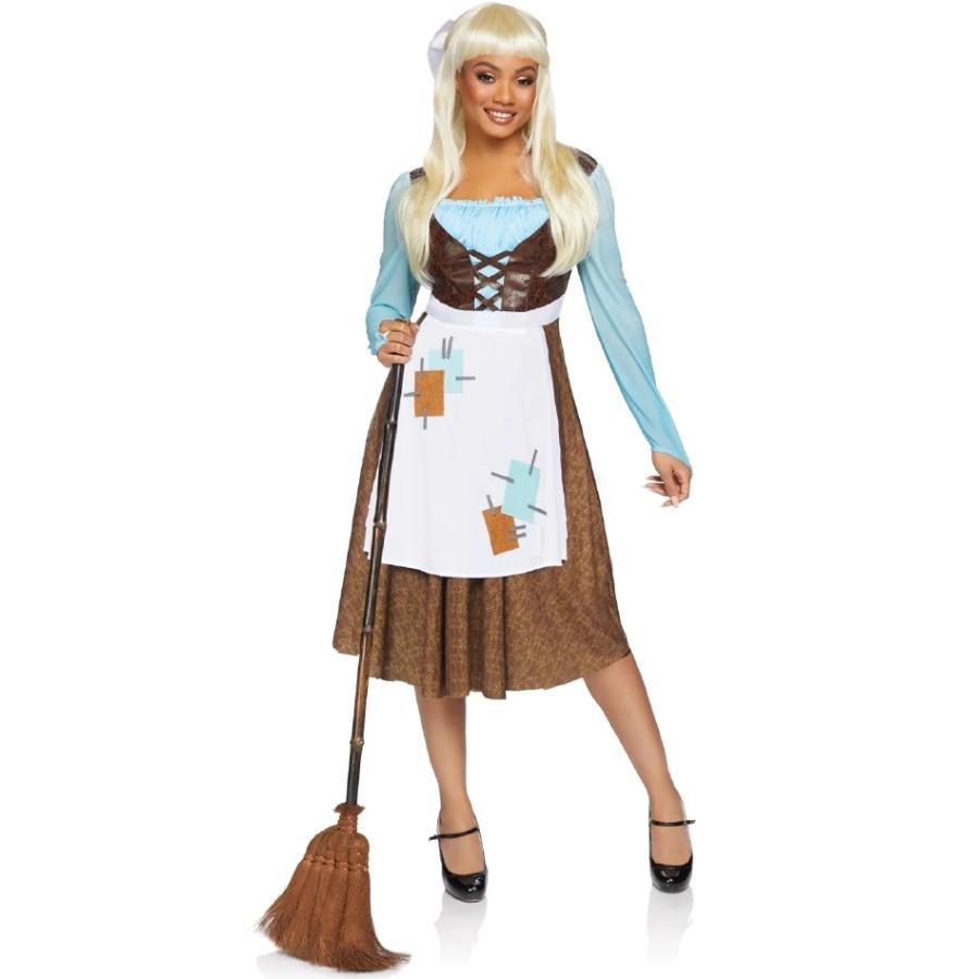 ペザント シンデレラ 農家のシンデレラ レディース用 ハロウィンコスチューム  ２点セット 仮装 |  | 02