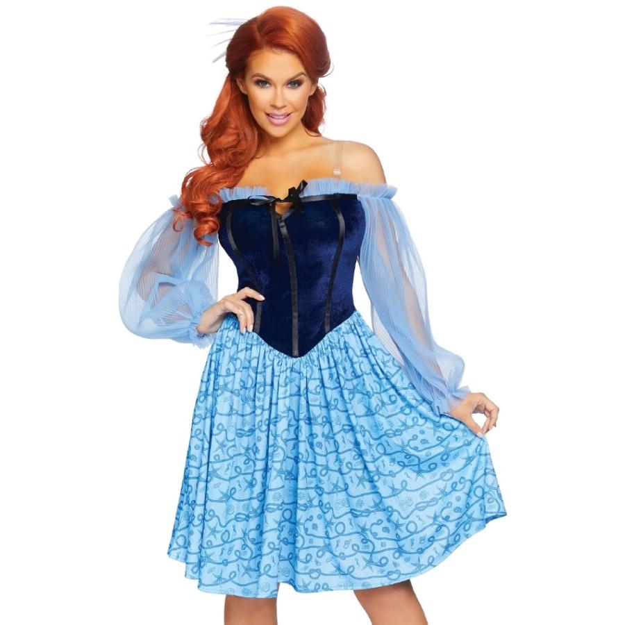 ペザント マーメイド レディース用 ハロウィンコスチューム  ３点セット 仮装 | 