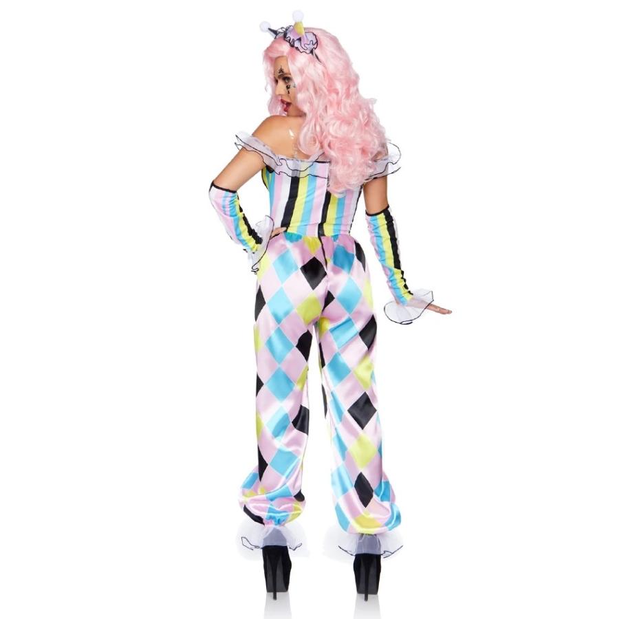 プリティ パリジャン クラウン ピエロ レディース用 ハロウィンコスチューム  ３点セット 仮装 |  | 01