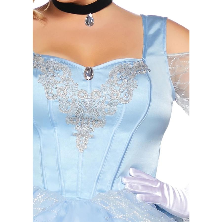 グラススリッパ スウィーティ シンデレラ プラスサイズ レディース用 ハロウィンコスチューム  ３点セット 仮装 |  | 02