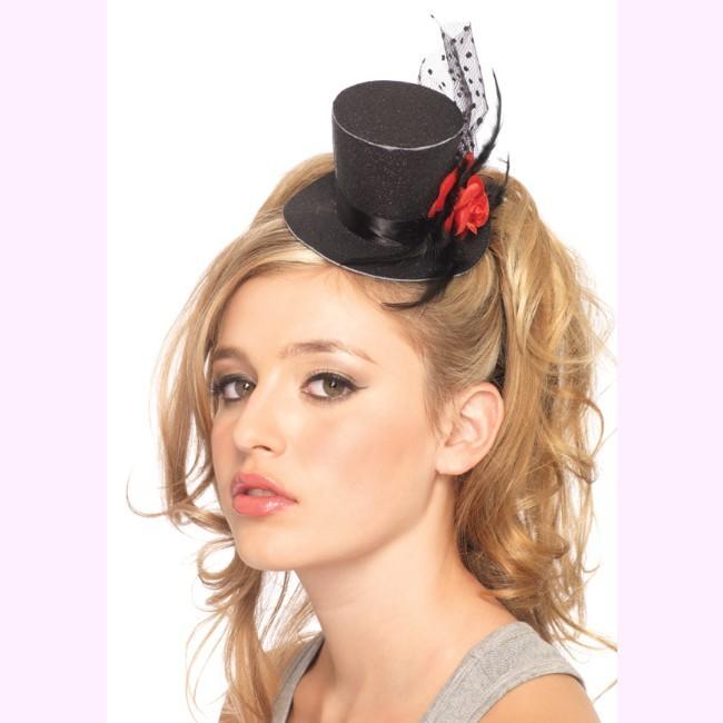 A1069 ローズクリップ ミニハット　帽子 コスチュームセクシー /LEG AVENUEレッグアベニュー コスプレ・仮装・ハロウィン・女性・大人用 | 