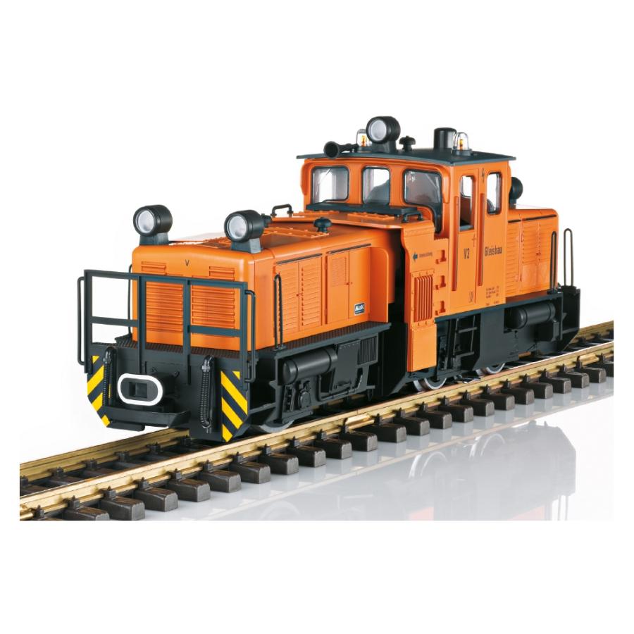 LGB 21671Rail cleaning locomotive Gゲージ ディーゼル機関車DCサウンド付 外国鉄道模型 | 