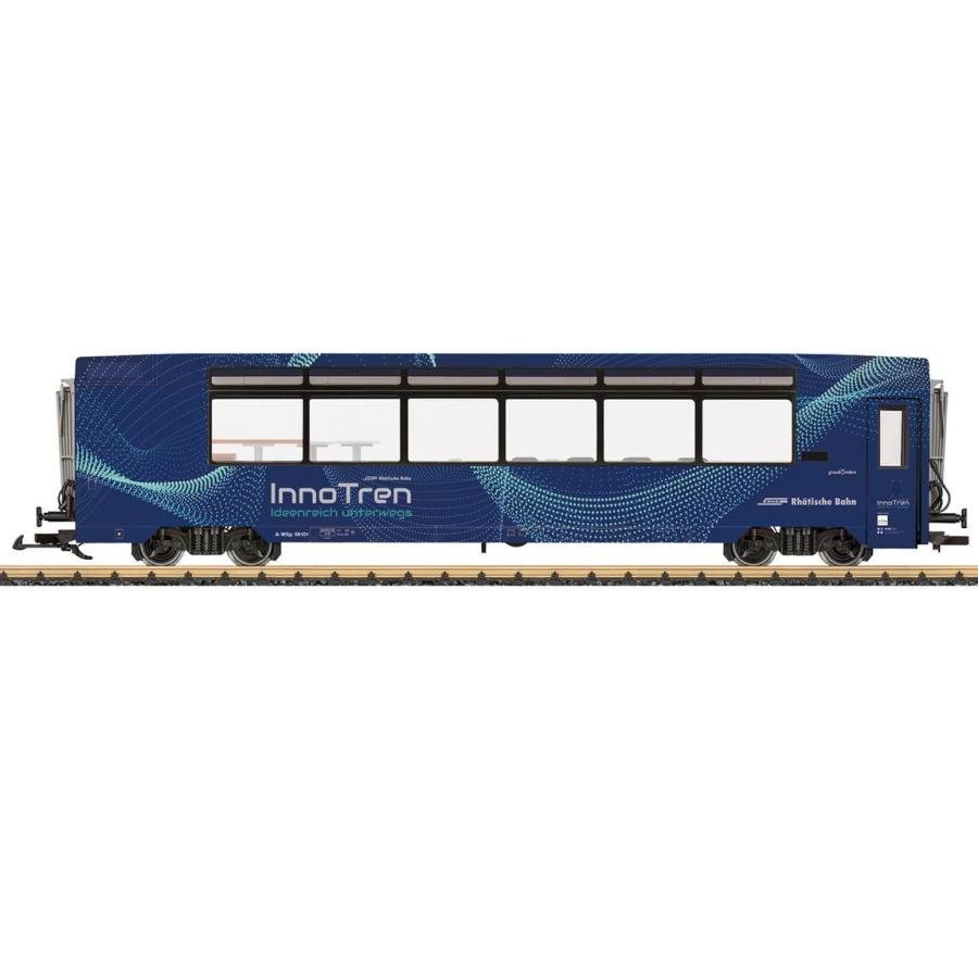 Gゲージ 鉄道模型 客車 LGB エルジービー RhB InnoTren blue ex Panorama car Era VI | 
