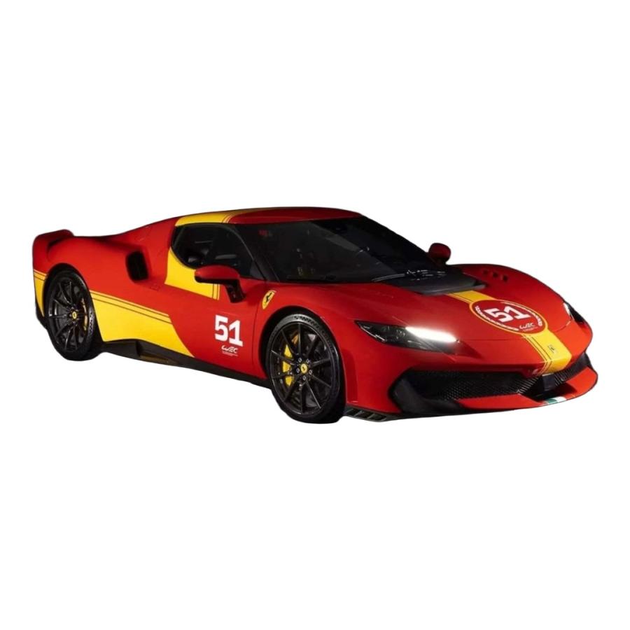 【予約】2026年発売予定 Ferrari 296 Speciale Piloti #51 2025 レッド/イエロー LOOKSMART 1/12 | 
