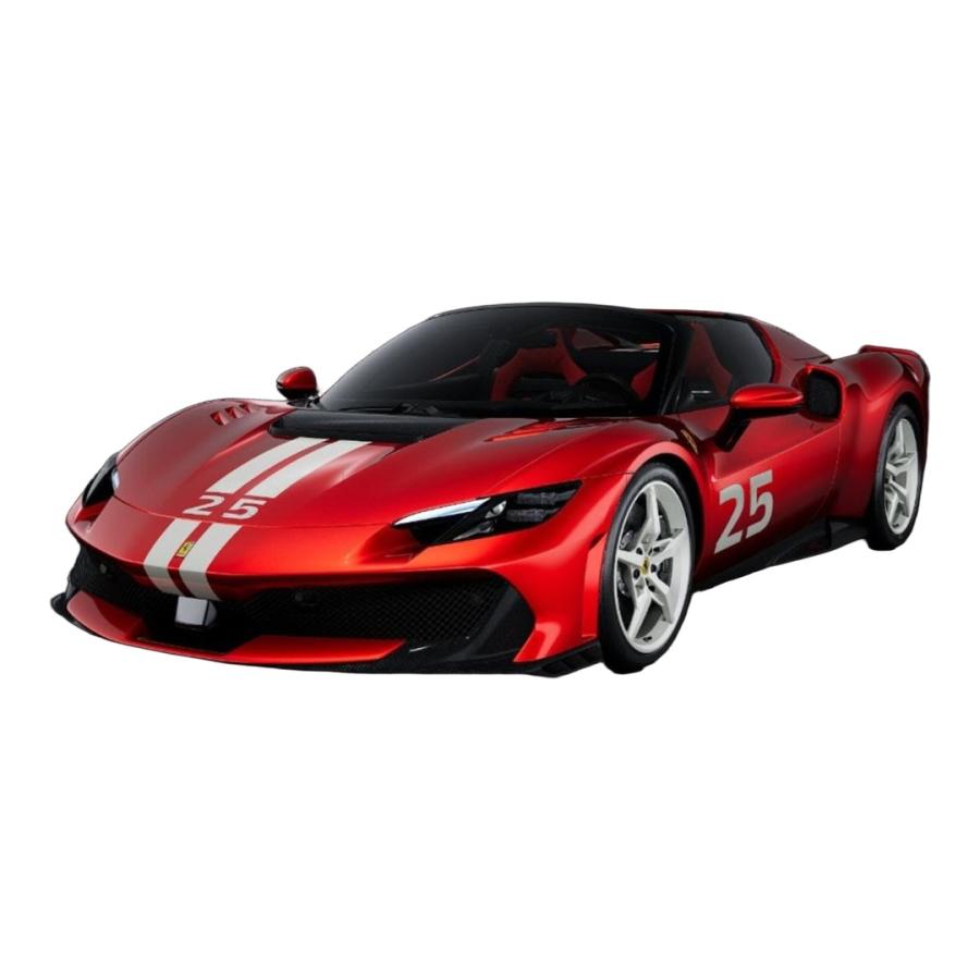 【予約】2026年発売予定 Ferrari 296 Speciale A Spider 2025 ロッソマグマ #25 ホワイト LOOKSMART | 