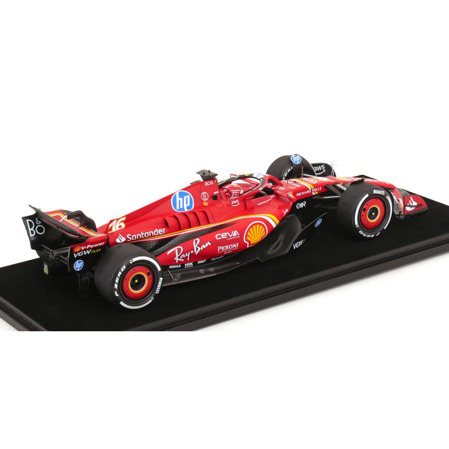 LOOKSMART 1/18 FERRARI F1 SF-24 2024 モナコGP 優勝 C.ルクレール