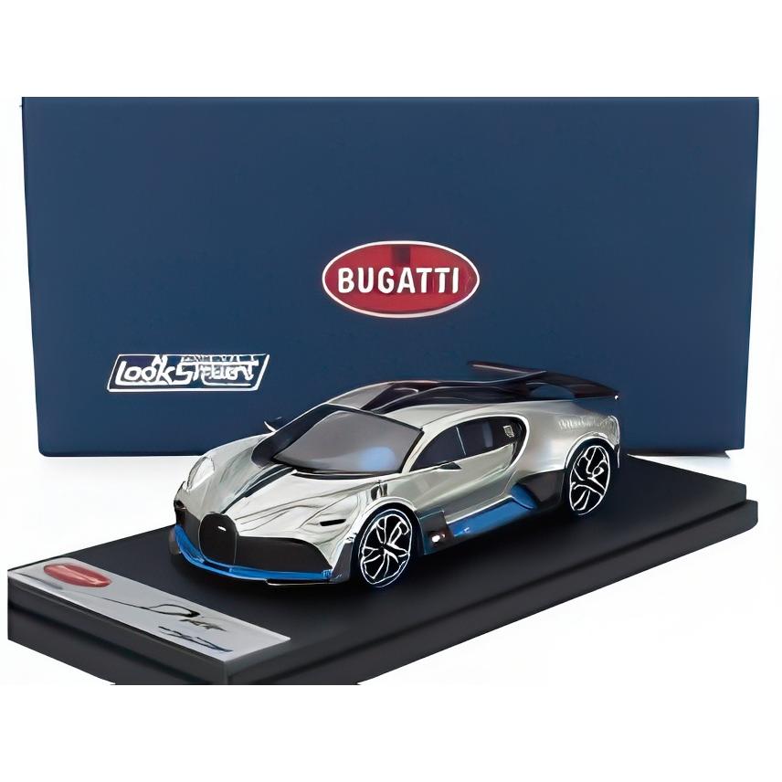 BUGATTI DIVO ディーヴォ 2018 アージェント グロッシー シルバー/カーボン/ LOOKSMART 1/43 ミニカー | 