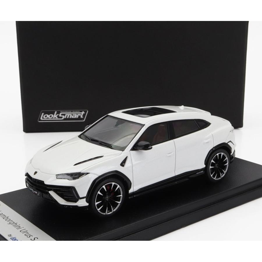 LAMBORGHINI URUS S 2023 ビアンコバルーン ホワイト / LOOKSMART 1/43 ミニカー | 