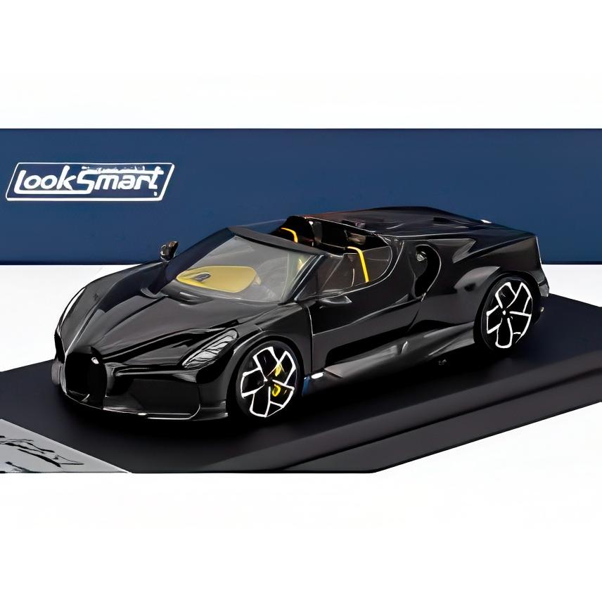BUGATTI MISTRAL W16 2023 ブラック/ LOOKSMART 1/43 ミニカー | 
