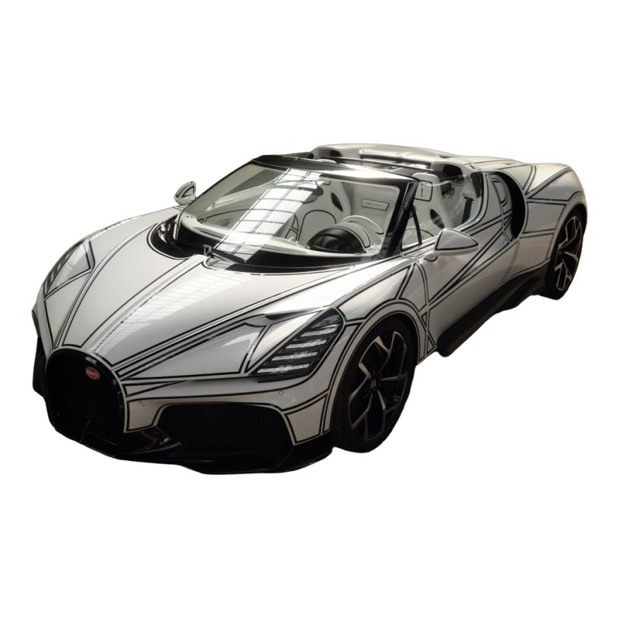 【予約】Bugatti W16 Mistral Blanc Eternal 2023 ホワイト 限定版 LOOKSMART 1/43 ミニカー | 