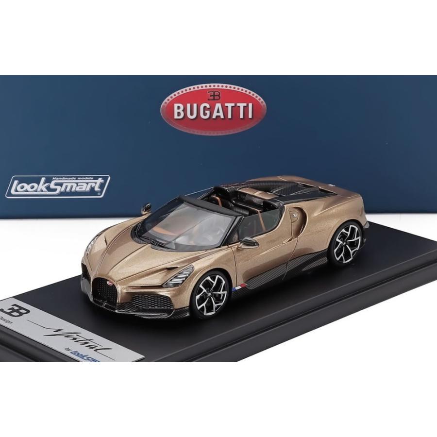 BUGATTI MISTRAL W16 2023 ゴールド / LOOKSMART 1/43 ミニカー | 
