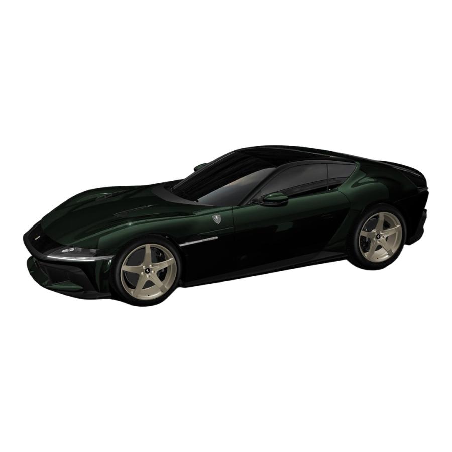 【予約】2026年発売予定 Ferrari 12Cilindri クーペ 2024 ダークグリーン / LOOKSMART 1/43 ミニカー | 