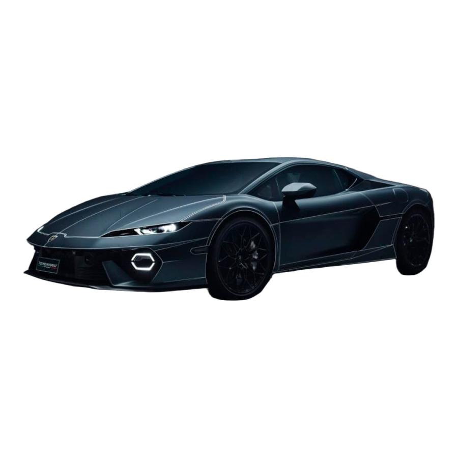 【予約】Lamborghini TEMERARIO 2024 マットグレー / LOOKSMART 1/43 ミニカー | 