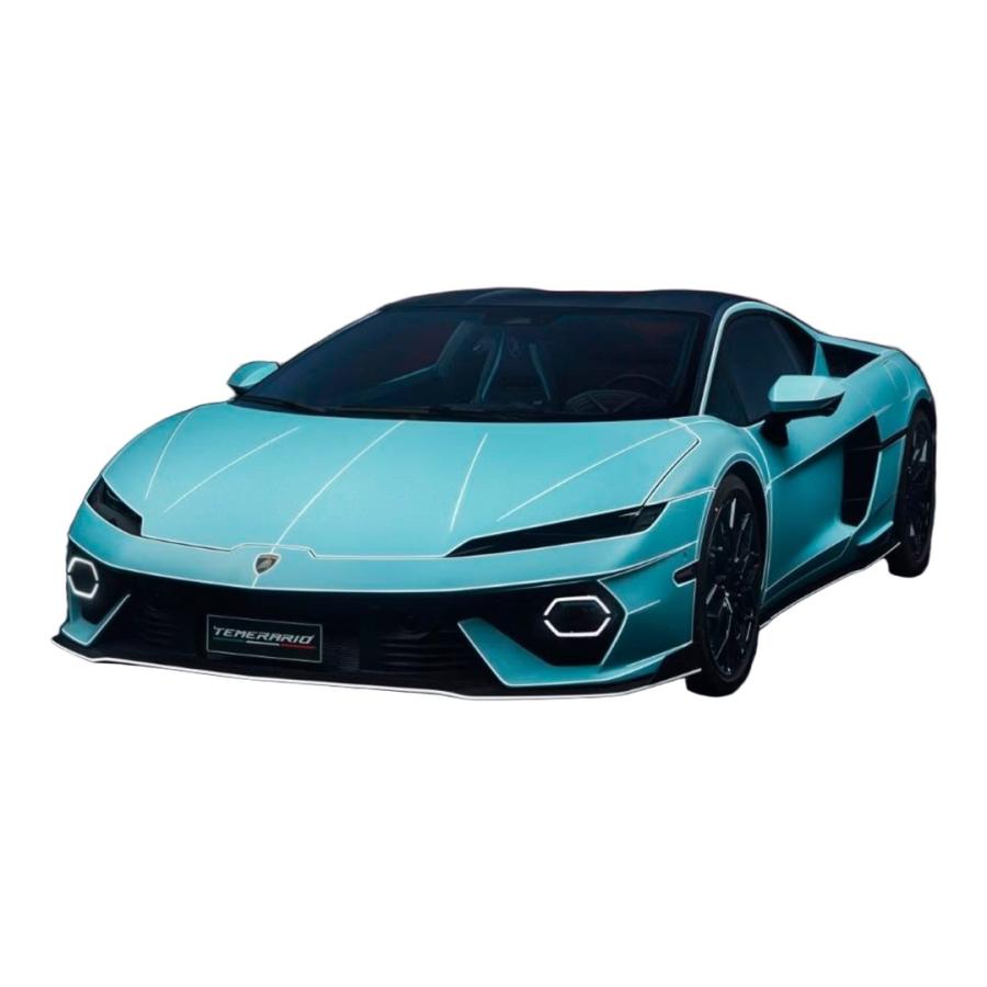 【予約】Lamborghini TEMERARIO 2024 ライトブルー / LOOKSMART 1/43 ミニカー | 