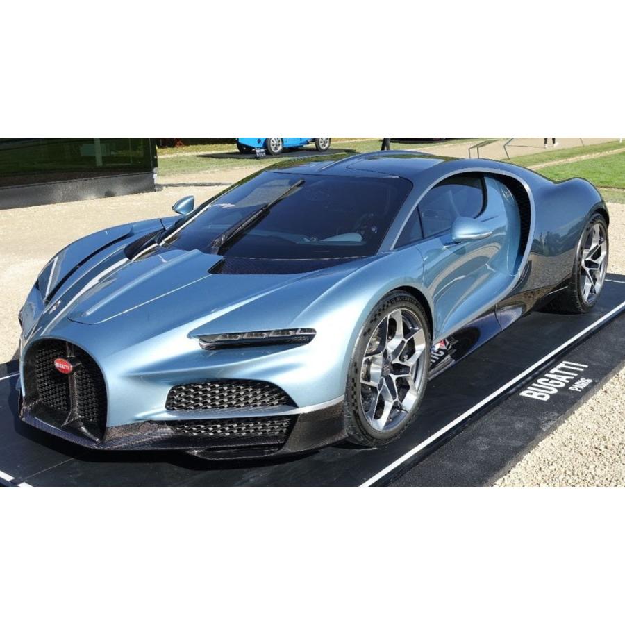 【予約】2026年発売予定 Bugatti Tourbillon 2025 ライトブルーカーボン / LOOKSMART 1/43 ミニカー | 