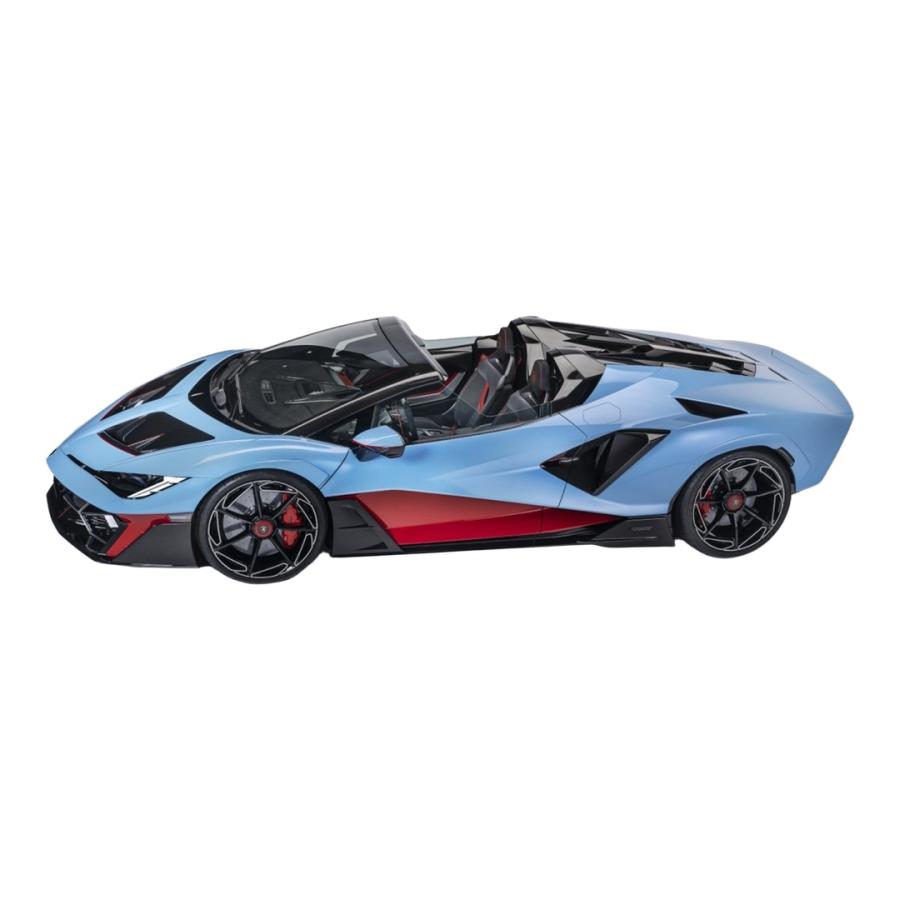 【予約】Lamborghini Fenomeno ロードスター 2025 ライトブルー/レッド LOOKSMART 1/43 ミニカー | 