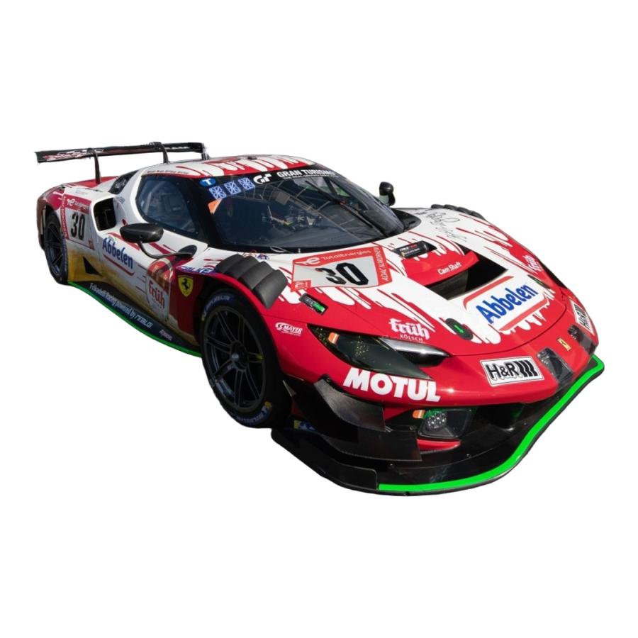 【予約】2026年発売予定 Ferrariフェラーリ 296 GT3 #30 Frikadelli Racing 優勝 ニュルブルクリンク24時間 2023 レッド/ホワイト / LOOKSMART 1/64 ミニカー | 
