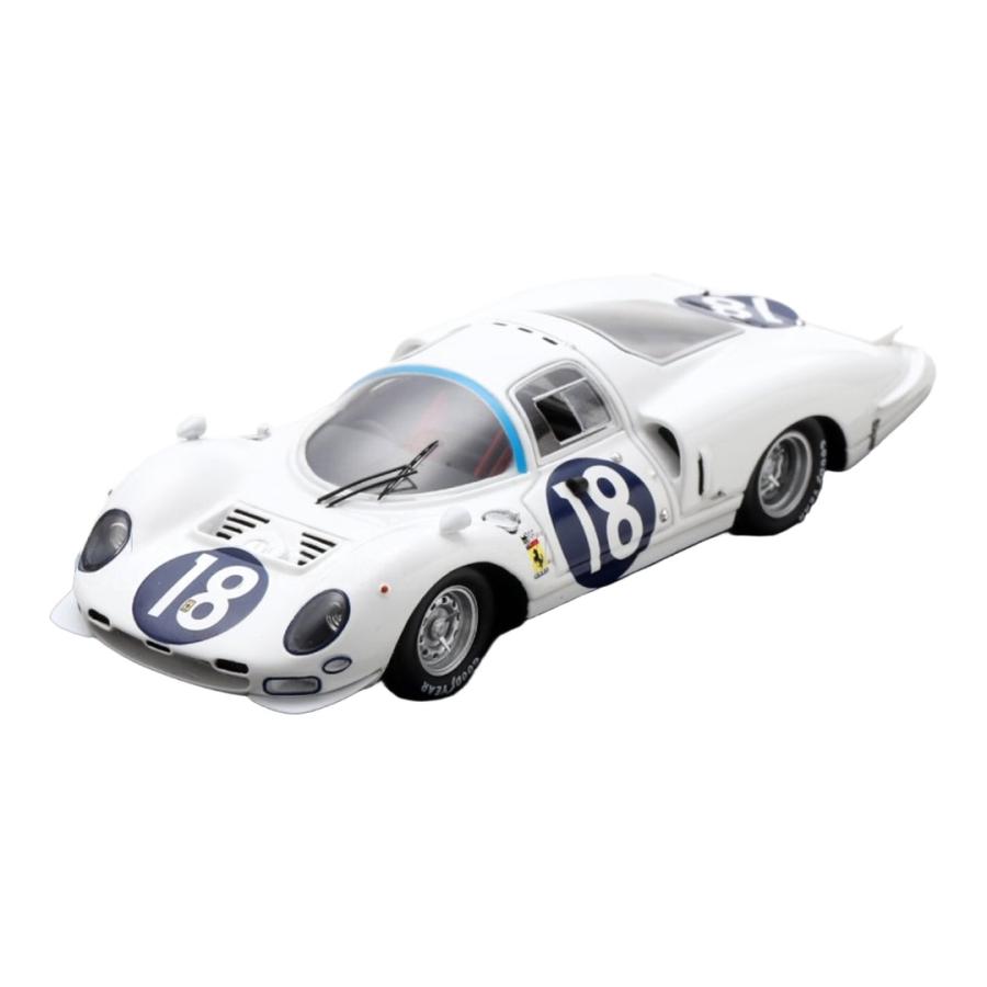 【予約】2026年発売予定 Ferrari 365 P2 ホワイトエレファント #18 ルマン 1966 LOOKSMART 1/43 ミニカー | 