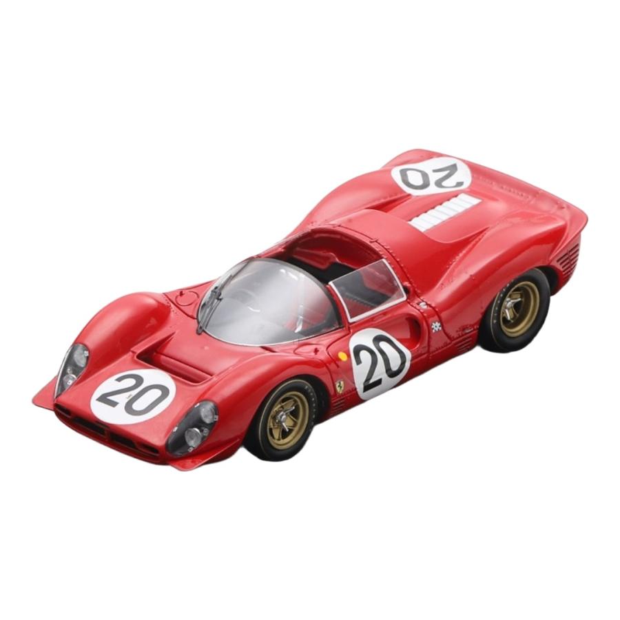 【予約】2026年発売予定 Ferrari 330 P3/4 #20 24時間ルマン 1967 レッド 限定版 LOOKSMART 1/43 ミニカー | 