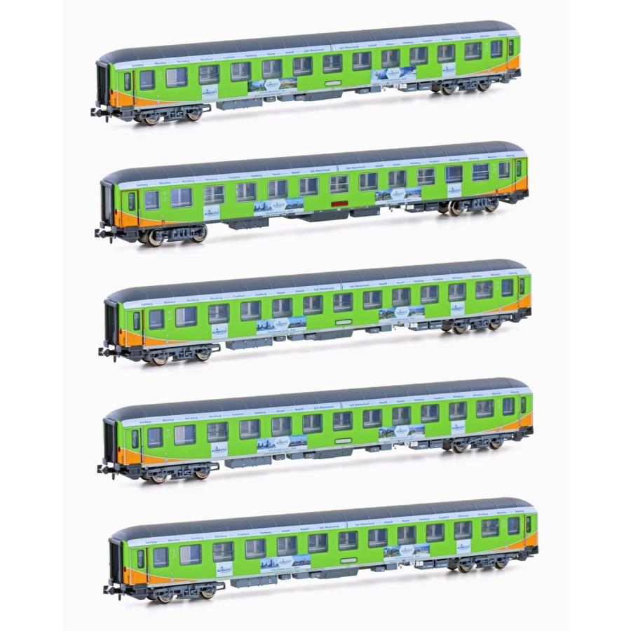 Nゲージ 鉄道模型 客車 LS Models エルエスモデルス DBAG Alpen-Sylt Express 簡易寝台車 5両セット Era VI | 