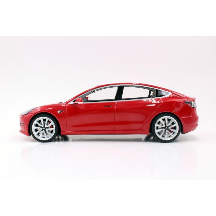 Tesla Model 3 red  /Ls Collectibles  1/18 ミニカー |  | 02