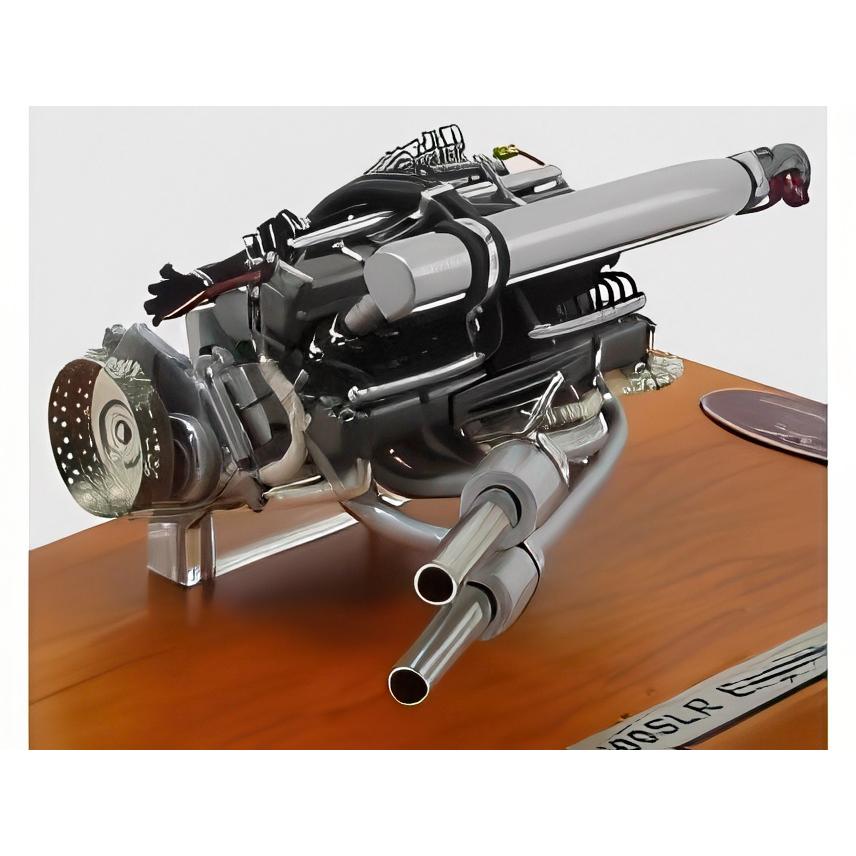 MERCEDES BENZ 300SL エンジンモデル 1955 ディスプレイケース付 シルバー/ CMC 1/18 ミニカー | 