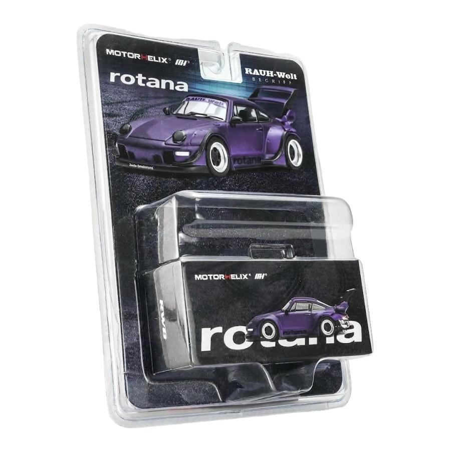 【予約】2027年発売予定 Porsche 911 993 RWB ROTANA パープル ブリスターパック MOTORHELIX 1/64 ミニカー | 