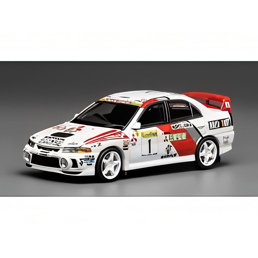 【予約】26年発売予定 MOTORHELIX 1/64 三菱 ランエボIV 1997 ラリーモンテカルロ 3位 | 
