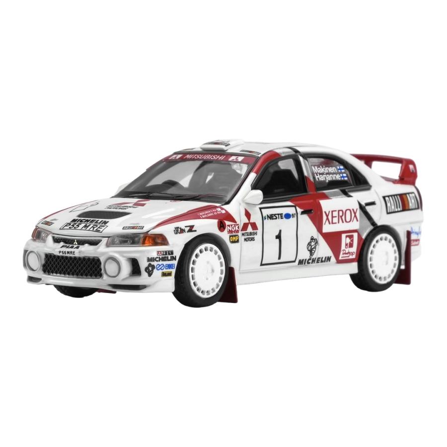 【予約】Mitsubishi Lancer Evolution IV GSR #1 ラリーフィンランド 1997 MOTORHELIX 1/64 | 