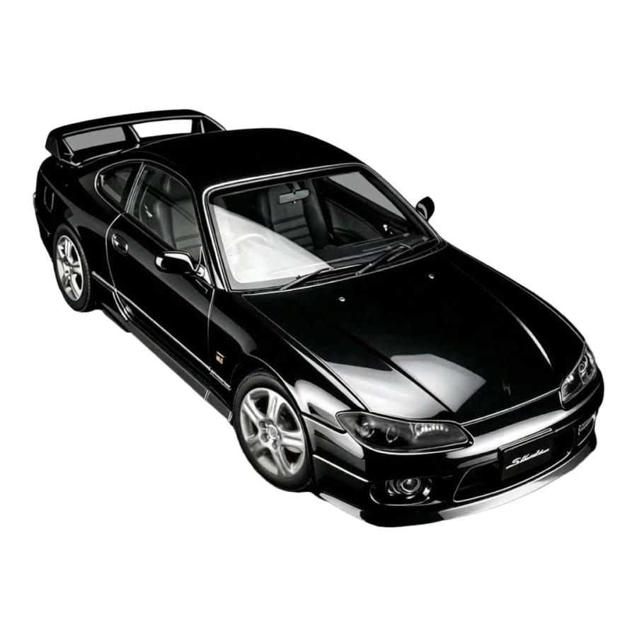 【予約】2027年発売予定 Nissan Silvia S15 Spec-R Aero ブラック 限定 MOTORHELIX 1/18 ミニカー | 