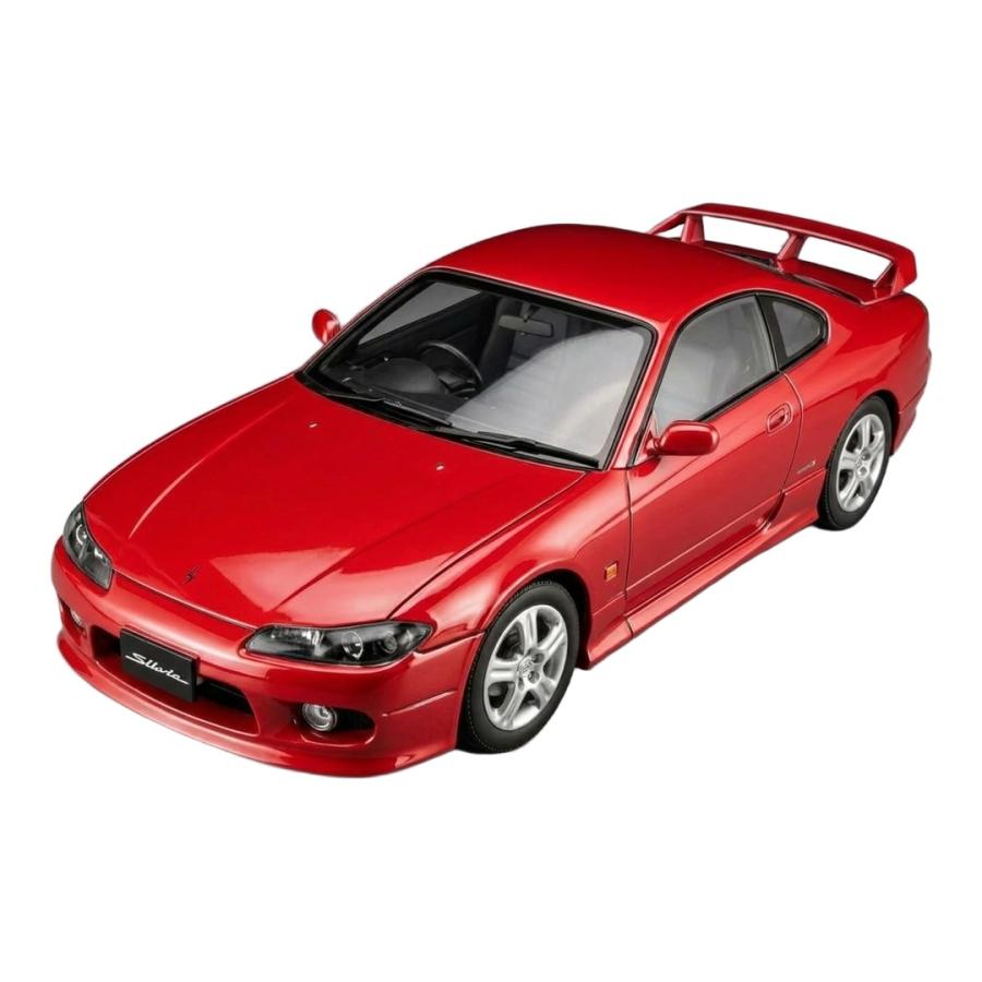 【予約】2027年発売予定 Nissan Silvia S15 Spec-R Aero レッド 限定 MOTORHELIX 1/18 ミニカー | 