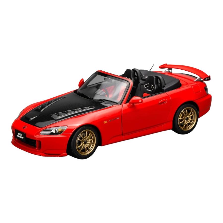 【予約】2026年発売予定 HONDA- S2000 SPIDER HARD-TOP MUGEN 2001 - RED CARBON | 