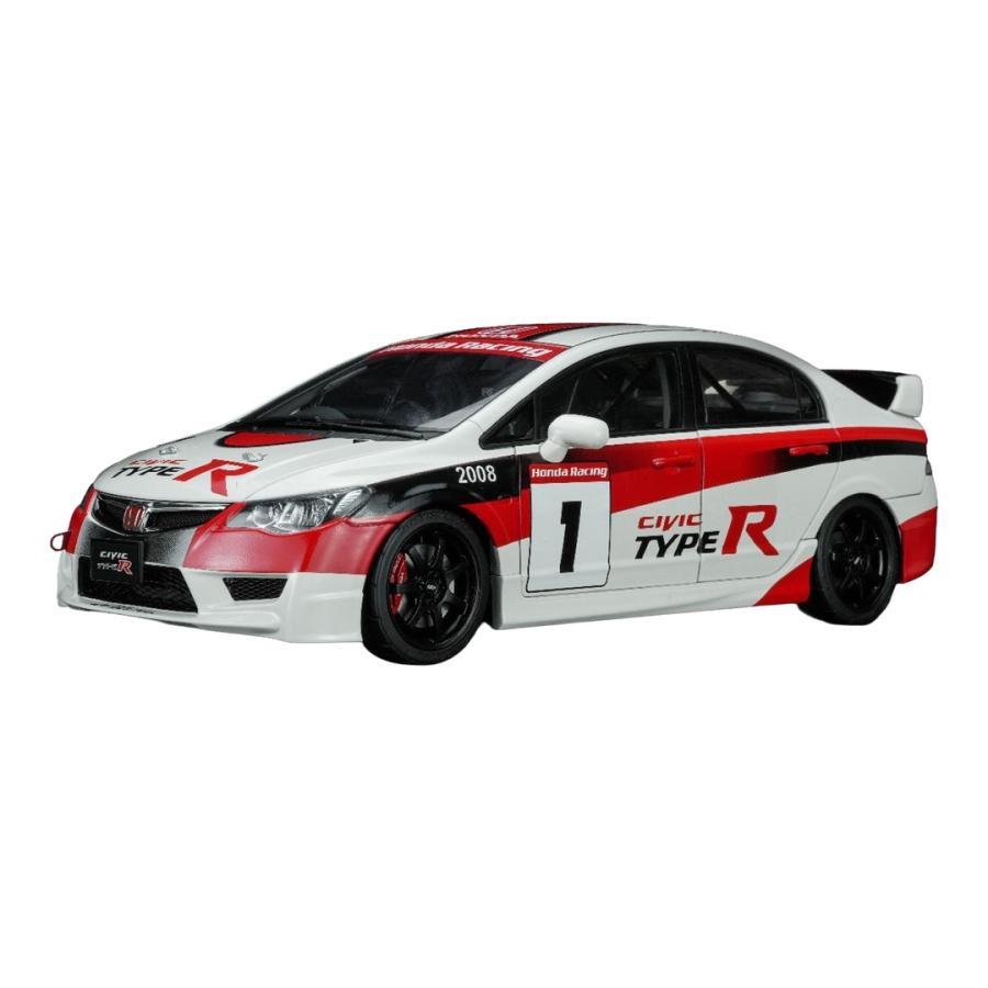 【予約】2026年発売予定 Honda Civic Type-R #1 2008 ジャパンワンメイクレース MOTORHELIX 1/18 ミニカー | 