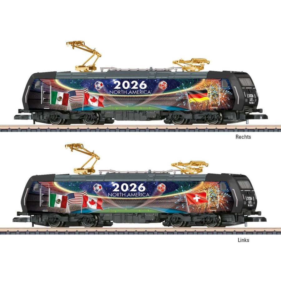Zゲージ 鉄道模型 電気機関車 Maerklin メルクリン DB BR 185.2 Era VI DC North America 2026 | 