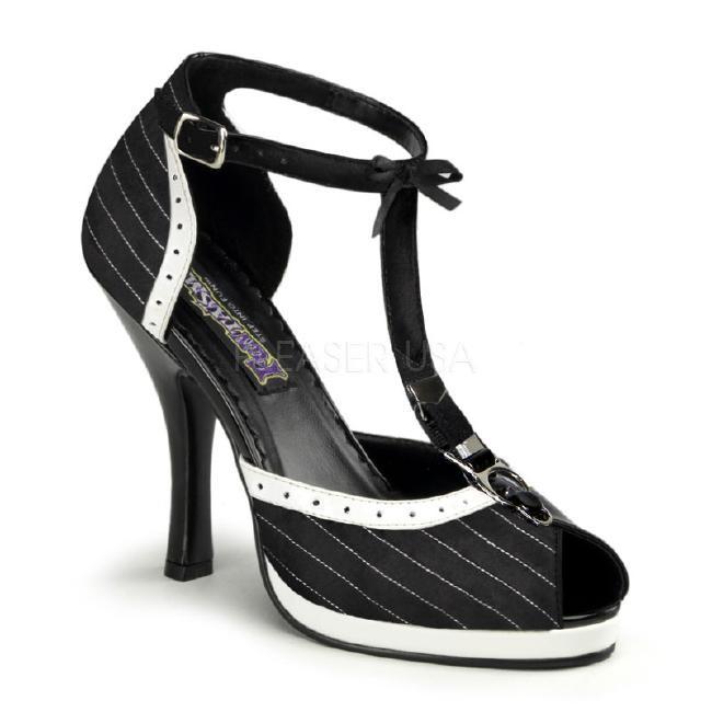 MAFIA-02 パンプス マフィア 4.5インチ(約11.5cm) ハイヒール  /Pleaserプリーザー コスプレ靴 ハロウィン 仮装 大きい | 