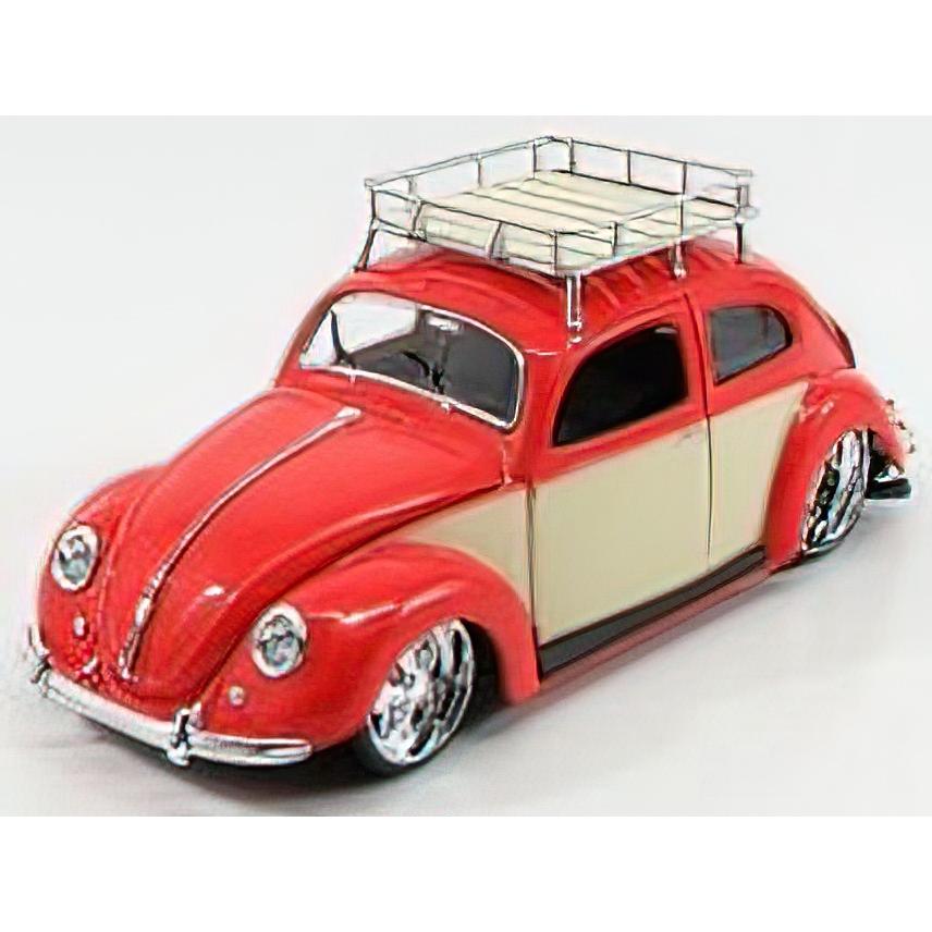 VOLKSWAGEN - BEETLE KEVER CUSTOM 1951 RED CREAM /MAISTO 1/18 ミニカー : バスク ...