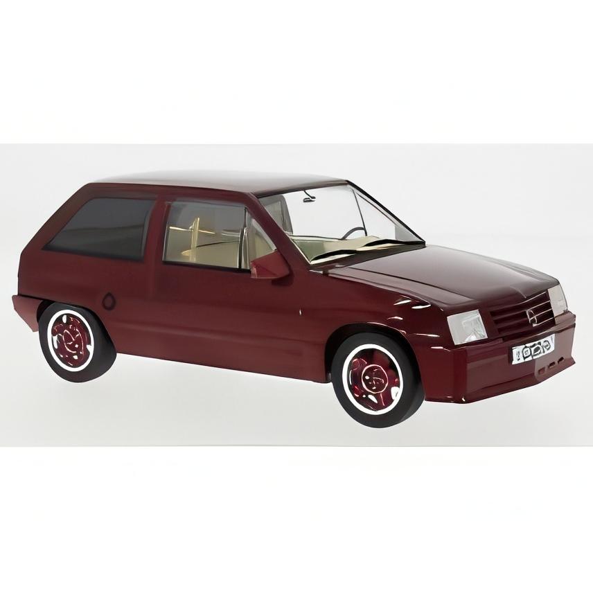 【予約】2025年発売予定OPEL コルサ A カスタム 1983 ダークレッド/ MCG 1/18 ミニカー | 