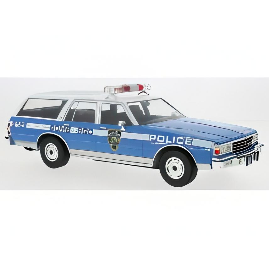 【予約】2026年発売予定CHEVROLET カプリス エステートワゴン NYPD ニューヨーク市警 1985 / MCG 1/18 ミニカー | 